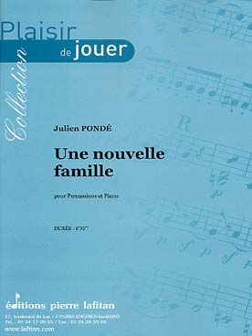 Illustration de Une Nouvelle famille pour percussions et piano