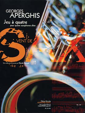 Illustration de Jeu à quatre pour 4 saxophones altos