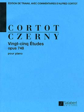 Illustration czerny op. 748 25 etudes progressives