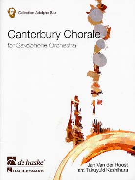 Illustration de Canterbury chorale pour orchestre de saxophones, harpe, orgue et percussions