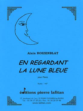 Illustration de En regardant la lune bleue