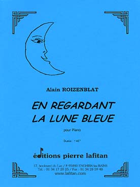 Illustration roizenblat en regardant la lune bleue
