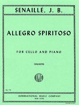 Illustration senaille allegro spiritoso cello/piano