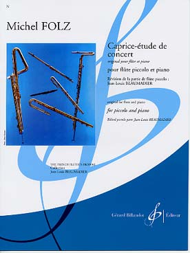 Illustration de Caprice-étude de concert (original pour flûte et piano)