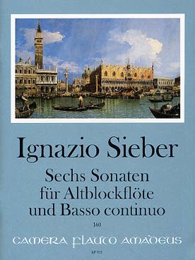 Illustration de 6 Sonates pour flûte à bec alto et basse continue