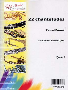 Illustration de 22 Chantétudes : variations simples sur des chansons populaires suivies d'un court duo, pour des élèves du 1er cycle