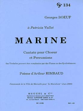 Illustration boeuf marine pour choeur et percussions