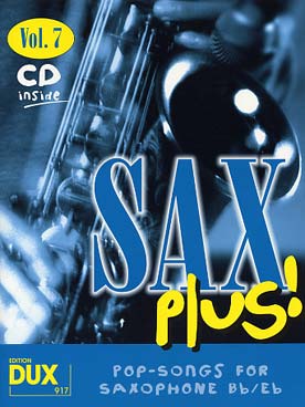 Illustration sax plus avec cd : pop songs vol. 7