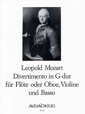 Illustration mozart (l) divertimento en sol maj