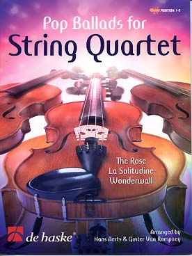 Illustration pop ballads for string quartet