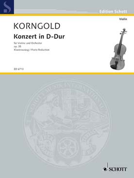 Illustration korngold concerto op. 35 en re maj