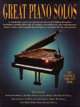 Illustration de GREAT PIANO SOLOS : - The Classical chillout book