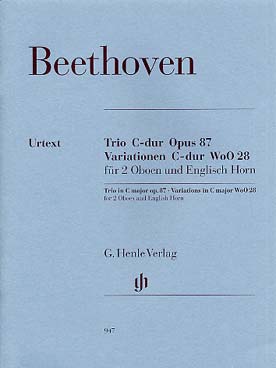 Illustration beethoven trio op 87 - variations woo 28