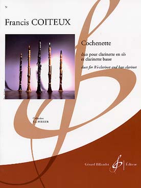 Illustration de Cochenette pour clarinette en si b et clarinette basse