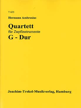 Illustration de Quatuor en sol M pour 2 mandolines, mandole et guitare