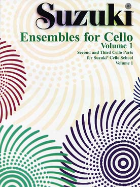 Illustration de SUZUKI Ensembles for cello Vol. 1 : 2e et 3e parties de violoncelle pour SUZUKI Cello School Vol. 1, par Rick Mooney