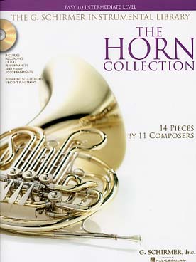 Illustration de The HORN COLLECTION avec accès audio - Easy to intermediate : 14 pièces de 11 compositeurs