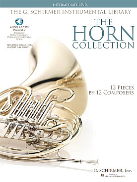 Illustration de The HORN COLLECTION avec accès audio - Intermediate : 12 pièces de 12 compositeurs
