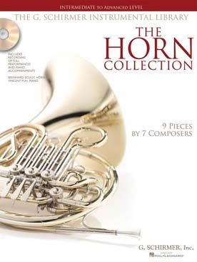 Illustration de The HORN COLLECTION - Intermediate to advanced : 9 pièces de 7 compositeurs