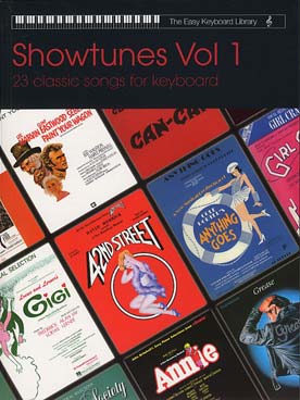 Illustration easy keyboard library showtunes vol. 1