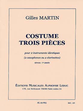 Illustration martin gilles costume 3 pieces