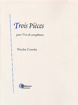 Illustration courtin trois pieces trio de saxophones