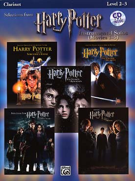 Illustration harry potter les 5 films clarinette