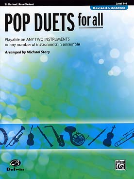 Illustration pop duets for all clarinette new