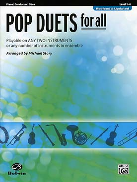 Illustration pop duets for all hautbois new