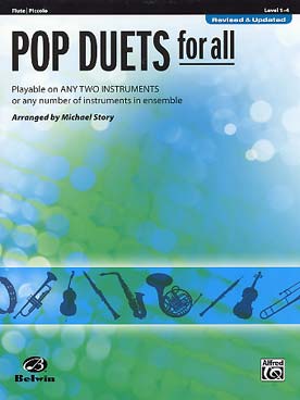 Illustration pop duets for all flute new