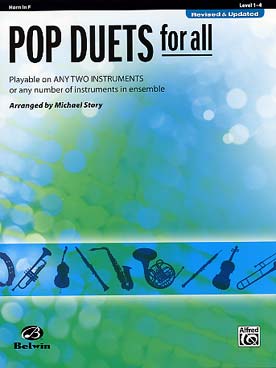 Illustration de POP DUETS FOR ALL : 17 thèmes célèbres arrangés par M. Story (nouvelle édition)