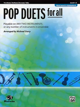 Illustration pop duets for all trombone/tuba new