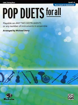 Illustration de POP DUETS FOR ALL : 17 thèmes célèbres arrangés par M. Story (nouvelle édition)