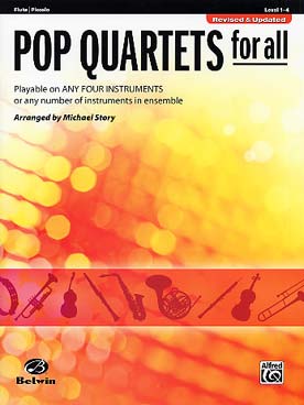 Illustration pop quartets for all flute new