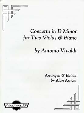 Illustration vivaldi concerto en re min pour 2 altos