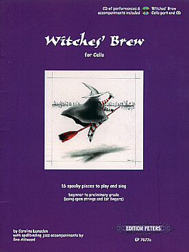 Illustration de WITCHES BREW avec CD : 16 spooky pieces to play and sing