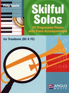 Illustration sparke skilful solos avec cd trombone