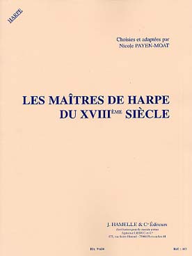 Illustration de Les Maitres de la harpe au 18e siècle pour 1 ou 2 harpes celtiques