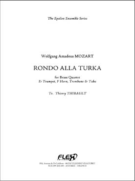 Illustration de Rondo alla turca, tr. pour trompette, cor, trombone et tuba