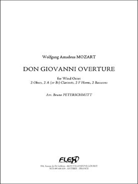 Illustration de Ouverture de Don Giovanni, tr. pour octuor à vent (2 hautbois, 2 clarinettes, 2 cors, 2 bassons)