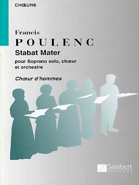 Illustration de Stabat mater pour soprano, chœur mixte à 5 voix et orchestre version chœur d'hommes