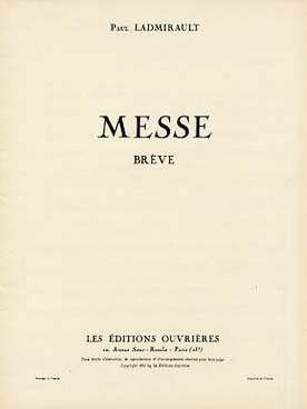 Illustration de Messe brève 4 voix mixtes et orgue