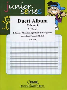 Illustration de DUETT ALBUM "Junior series" pour 2 cors (tr. Michel) - Vol. 4