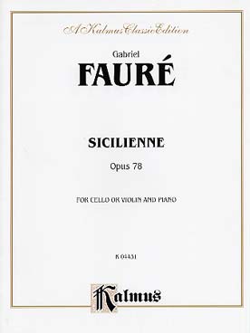 Illustration faure sicilienne op. 78