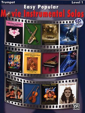 Illustration de EASY POPULAR MOVIE instrumental solos : 10 musiques de film (Harry Potter, La Panthère rose, Casino royal, Le Seigneur des anneaux, Chevaliers de l'arche...)