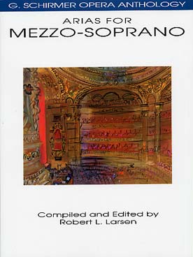 Illustration anthologie d'airs d'opera mezzo-soprano