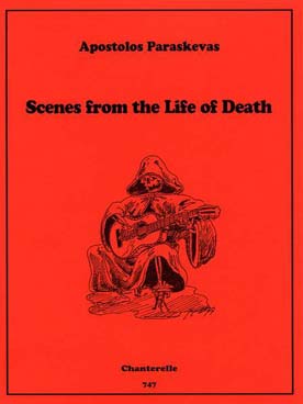Illustration paraskevas scenes from the life of death