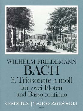 Illustration bach wf triosonate n° 3 en re maj