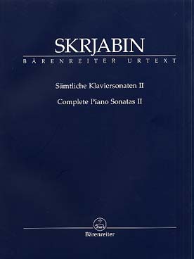Illustration scriabine sonates pour piano vol. 2