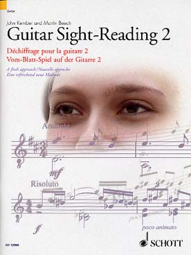 Illustration de DÉCHIFFRAGE POUR LA GUITARE (Kember/ Beech, guitar sight-reading) - Vol. 2